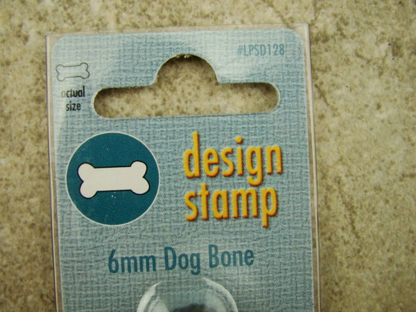 "Dog Bone" Stamp -6mm-Large Stamp-Metal-Hardened Steel-Gold & Silver Bar