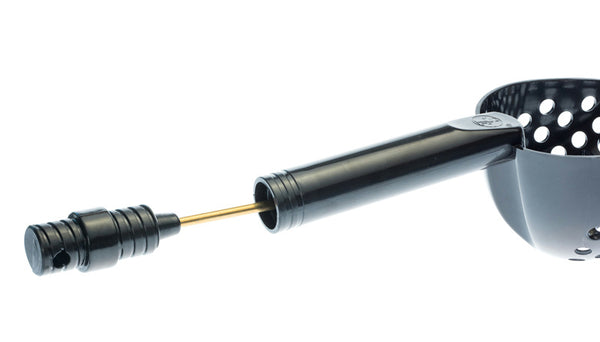 BLACK Plastic Metal Detector Scoop w/ Coin Probe-Sand-Beach-Treasure Gold Ring