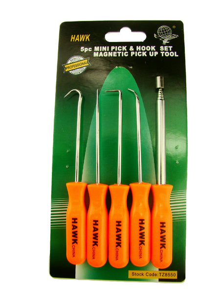 Set of 5 Crevice Tools & Telescopic Magnet - Gold Mining - Prospecting - Gems