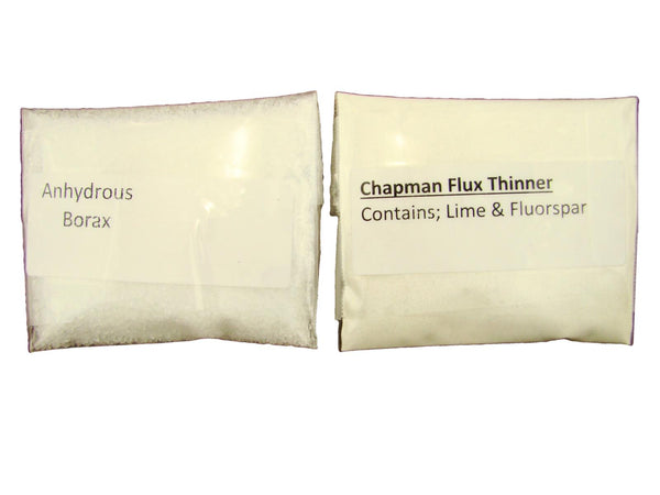 Smelting Conical Mold + 1Lb Chapman Flux & 2 Tbsp Thinner-2 Tbsp Anhydrous Borax