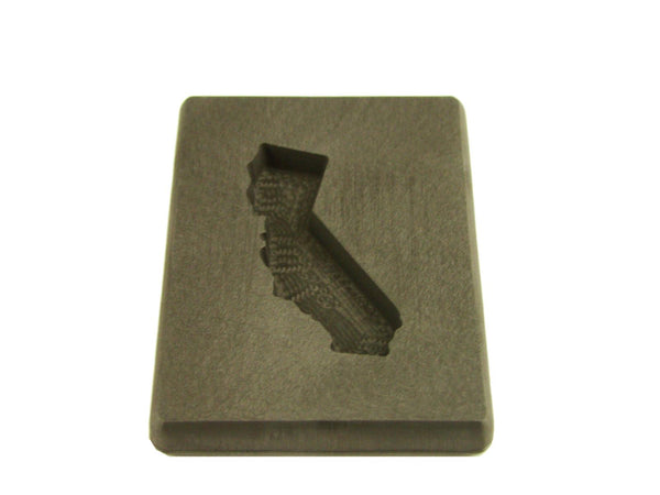 2 oz Califorina Shape Gold High Density Graphite Mold-USA MADE