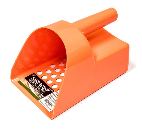 2-ORANGE Sand Scoops for Metal Detecting + Coin Probe & GOLD Treasure Hunting