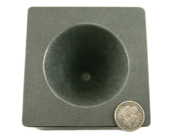 High Density Graphite Conical Mold- Assy Gold Silver Black Sand Cone