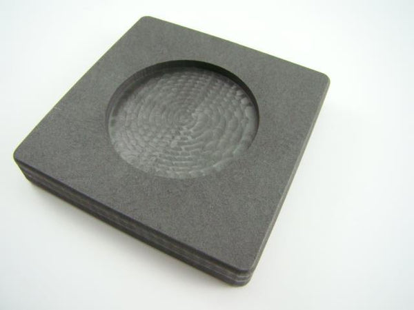 Silver 1 oz Round Coin Size Gold 2oz High Density Graphite Mold Bar