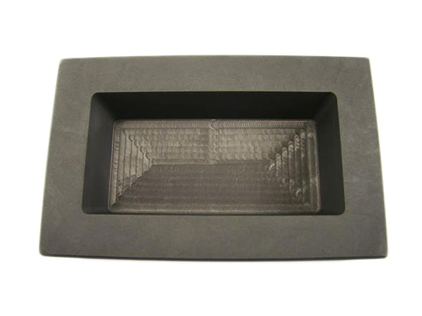 100 oz Gold Bar High Density Graphite Mold - Loaf  60 oz Silver & Copper