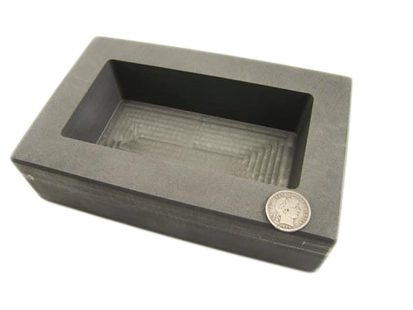 100 oz Gold Bar High Density Graphite Mold - Loaf  60 oz Silver & Copper