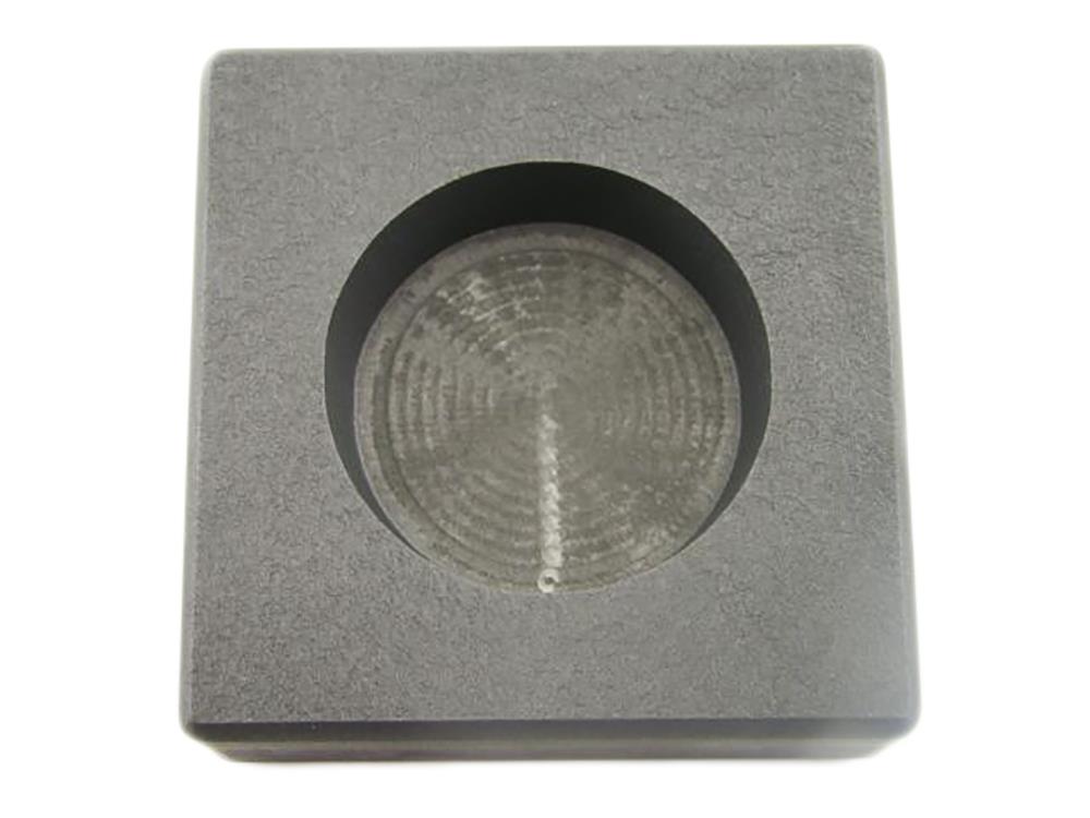 10 oz Round Gold Bar High Density Graphite Ingot Mold - Silver Copper Bar Coin