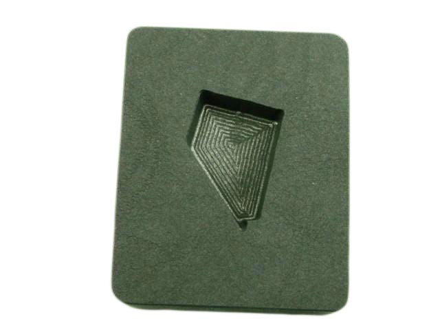 Small Nevada Gold Bar 2 oz Graphite Mold Silver 1 oz