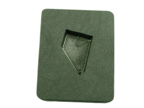Small Nevada Gold Bar 2 oz Graphite Mold Silver 1 oz