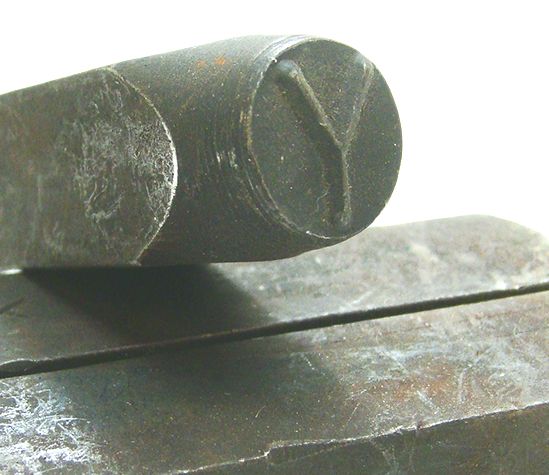 1/2" Letter "Y" Stamp-Punch-Hand-Tool-Gold Bars-Silver-Trailer-Metal-Vintage