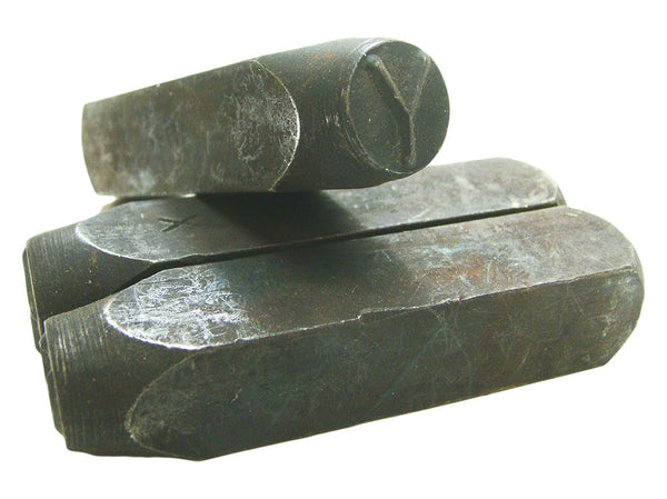 1/2" Letter "Y" Stamp-Punch-Hand-Tool-Gold Bars-Silver-Trailer-Metal-Vintage