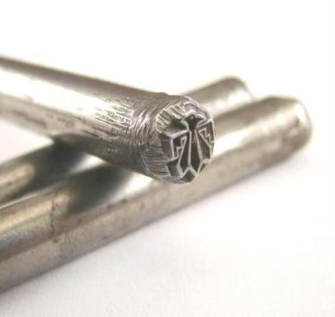 Indian "ThunderBird" 1/4"-5mm-Stamp-Metal-Hardened Steel-Gold&Silver Bars