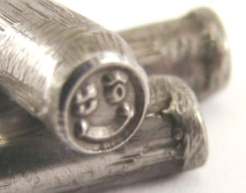 "Smiley Face Wink " Symbol 3/16"-5mm-Stamp-Hardened Steel-Gold & Silver Bars