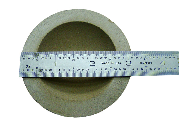 2 #12 Mabor (MgO) Cupels 3.16"x1.85" Gold-Assay-Smelting-Refining 354 Grams lead