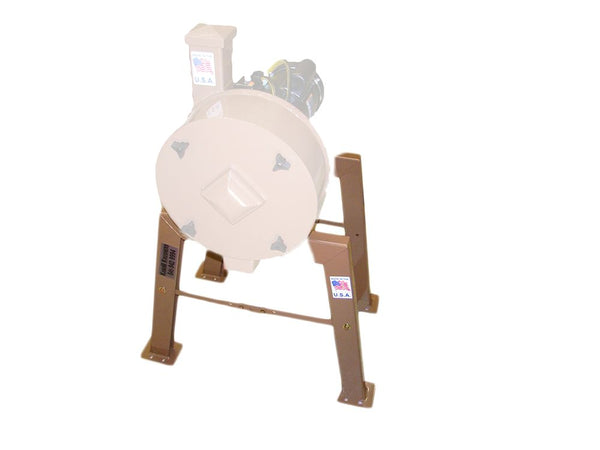 K & M Krusher - Rock/Ore Crusher 14" Drum 3" Infeed-Rockwell #58 Hammers Electric/No Motor w/ Legs