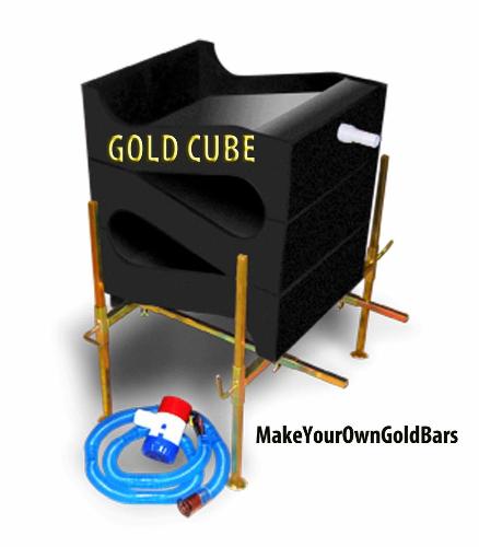 Gold Cube Deluxe 3-Stack Recovery System-Concentrator-Mining-Black Sands-Sluice