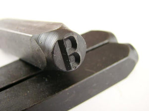 3/8" Letter "B" Stamp-Punch-Hand-Tool-Gold Bar-Silver-Trailer-Metal-Leather