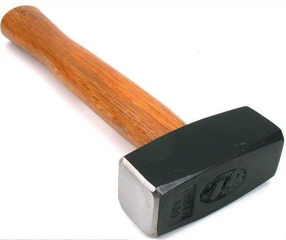 Small Stone Sledge Hammer - Gold Prospecting - Stamping - Rock Crushing -Camping