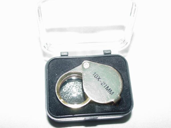 Gold Jewelers Loupe 10X Lens 21MM Nuggets Sluice Gems Minerals Diamonds