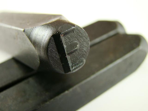 3/8" Letter "E" Stamp-Punch-Hand-Tool-Gold Bar-Silver-Trailer-Metal-Leather