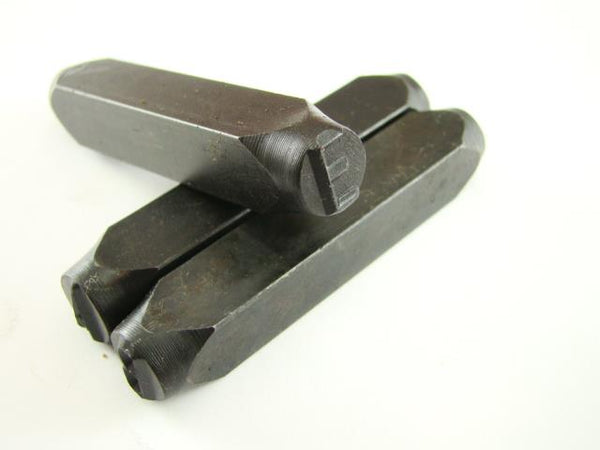 3/8" Letter "E" Stamp-Punch-Hand-Tool-Gold Bar-Silver-Trailer-Metal-Leather