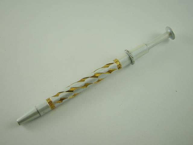 Diamond & Gold Nugget Bead Pick-Up-Tool / 4-1/2" & 5 Prong / Designer White /H10