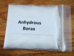 Anhydrous Borax - Crucible seasoning & sealing - Gold Recovery - Flux Smelting