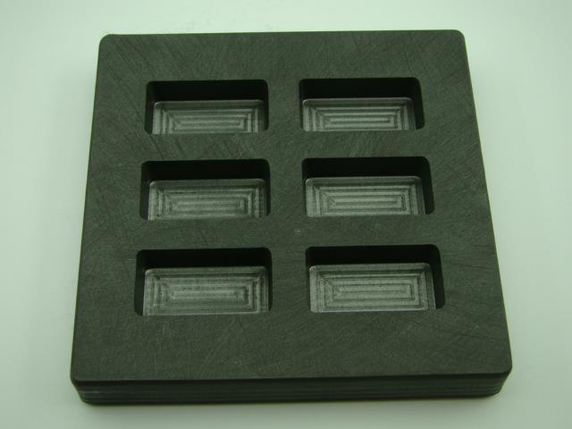Metal Molds Casting 10 Troy Ounce Silver Rectangular Two Part Split ...