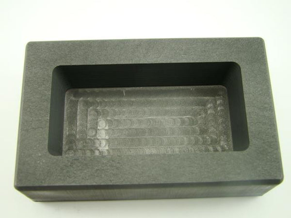 500 Gram Silver Bar High Density Graphite Ingot Mold Loaf Style 1/2 Kilo