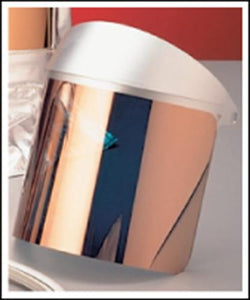 OBERON Gold Heat Reflective Face Shield-Furnace-Melting-Safety-Kiln-USA Made