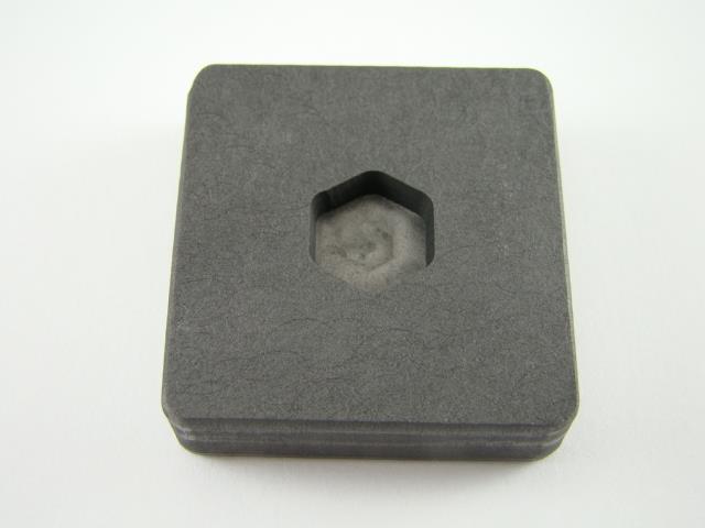 1/4 oz Gold 1/8 oz Silver Bar High Density Graphite Hexagon Mold Copper