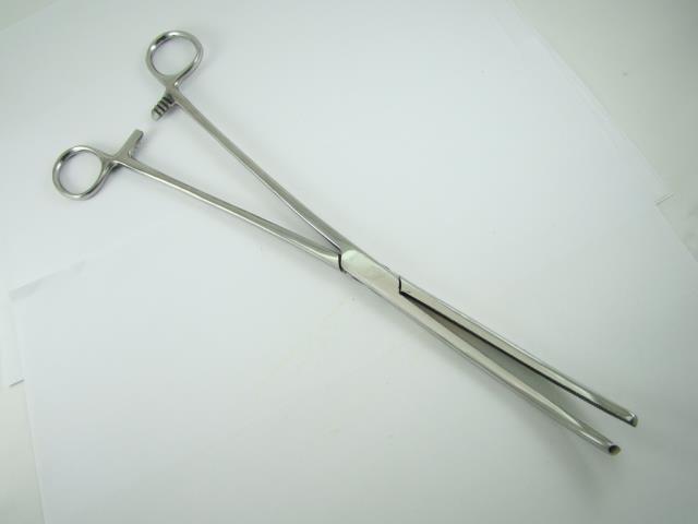 Big 12" Curved Forceps-Tong-Crucible-Gold-Silver-Melting-Plier-Stainless Steel