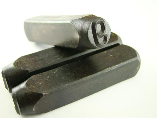 1/2" Number #9&6 Stamp-Punch-Hand-Tool-Gold Bar-Silver-Trailer-Metal-Leather