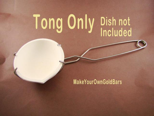 Large Crucible Dish Tong (Tong Only) Flux-Gold Recovery-Melting-Silver B83