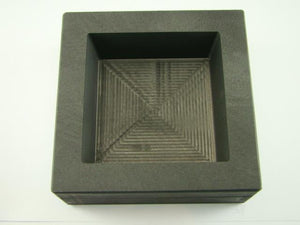 50 oz Gold 25 oz Silver Bar High Density Graphite Square Slab Mold Copper (B103)