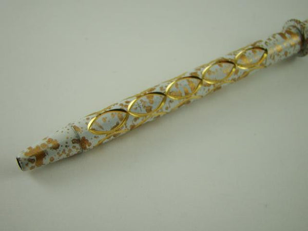 Diamond & Gold Nugget Bead Pick-Up-Tool / 4-1/2" & 5 Prong / Designer Splat /
