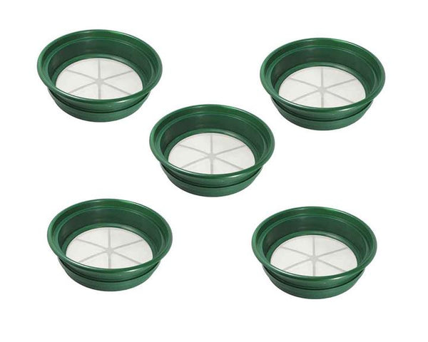 Set of 5 Large Screens Classifier Sifting Gold Panning 1/2-1/4-1/8-1/12-1/20 Gem