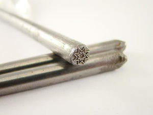 Gothic "Star" Symbol 3/16"-5mm-Stamp-Metal-Hardened -Gold & Silver Bars