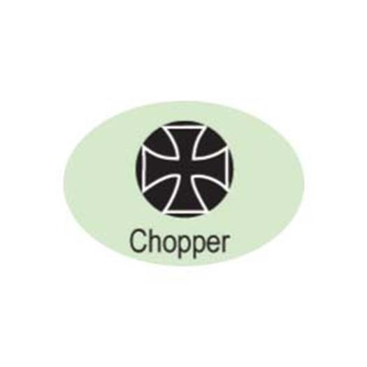 "Chopper Cross"Biker 3/16"-5mm-Stamp-Metal-Hardened Steel-Gold&Silver Bars