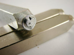 "Solid Heart" 1/4"-6mm-Large Stamp-Metal-Hardened Steel-Gold&Silver Bars