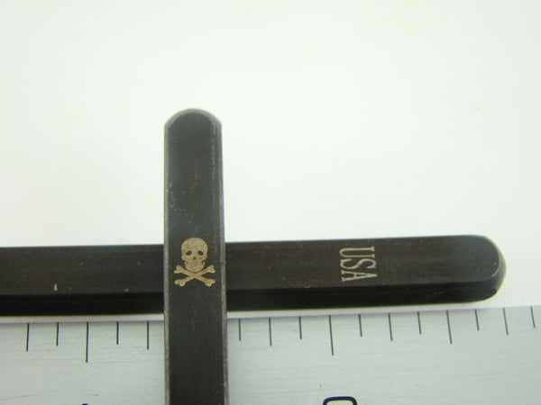 "Hang Ten Left Foot" 3/16"-5mm-Stamp-Metal-Hardened Steel - Gold & Silver Bars