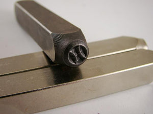"Baseball Softball 1/4"-Large Stamp-Metal-Hardened Steel-Gold&Silver Bars