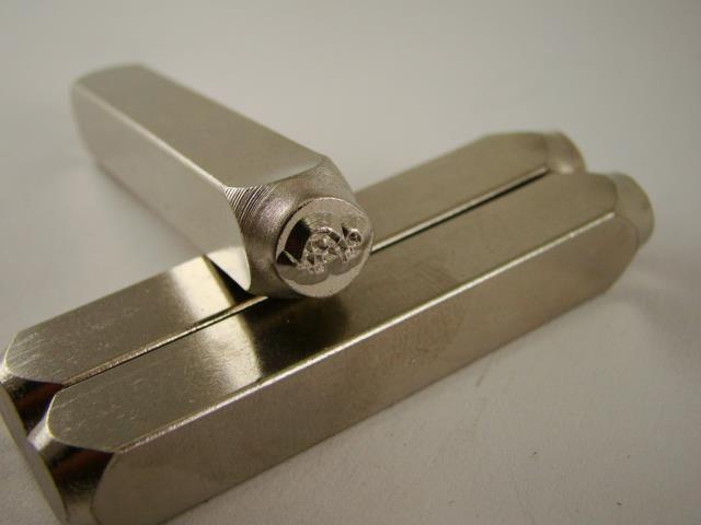 "Shelly Turtle" 1/4"-6mm-Large Stamp-Metal-Hardened Steel-Gold&Silver Bars