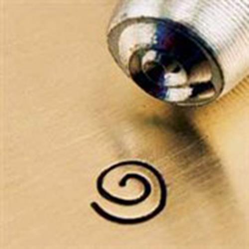 "Boogie Swirl" 1/8"-3mm-Stamp-Metal-Hardened Steel-Gold & Silver Bars
