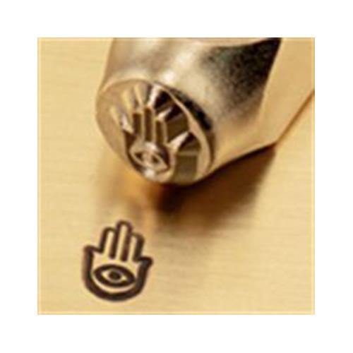 "Hand of Miriam Sign"1/4"-6mm-Large Stamp-Punch-Steel-Gold&Silver Bars Copper