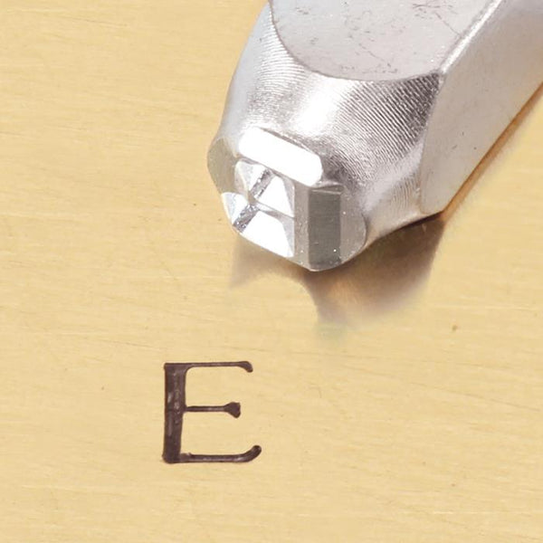 "Greek-Epsilon-Sign" 1/4"-6mm-Large Stamp-Punch-Metal-Steel-Gold&Silver Bars