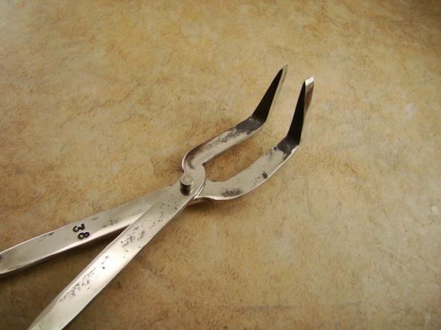 17" Light Duty Crucible Tongs - Stainless Steel - Melting Gold, Silver