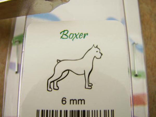 "Boxer Dog" 1/4"-6mm-Large Stamp-Metal-Hardened Steel-Gold & Silver Bars