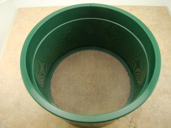 Stackable Plastic Sieve / Screen Kit 4 screens Classifying 10-20-40-50 Mesh-Gold