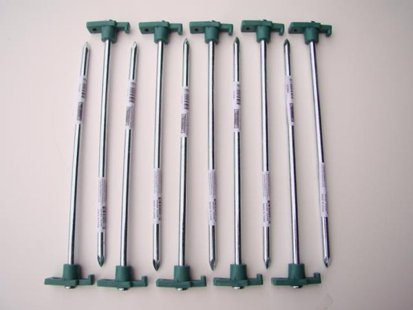 Lot of 10-10" Tent Stakes - Canopy - Tarps - Eze-Ups - Equipment - Camping